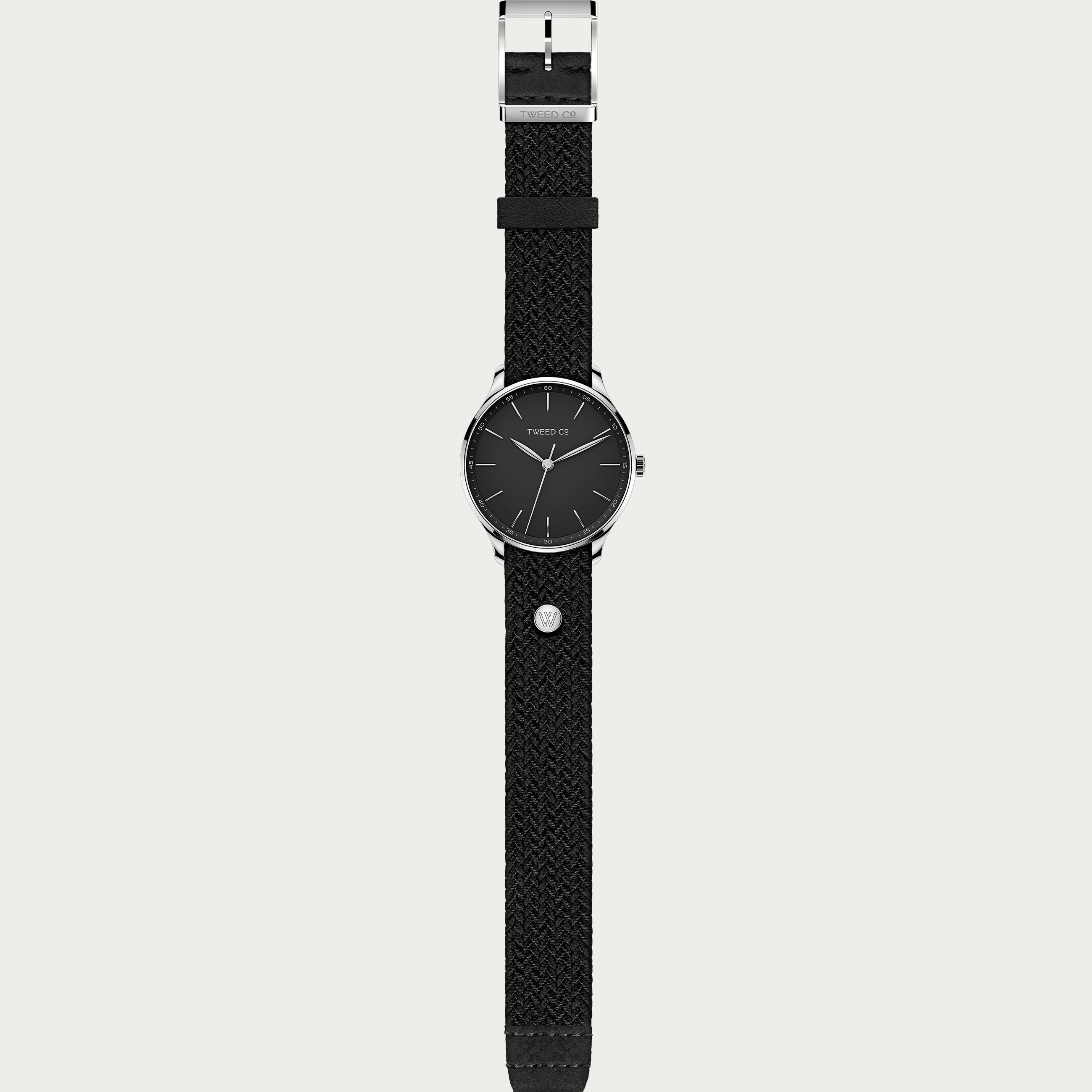 Dalibor limited edition customizable watch with interchangeable and washable black strap