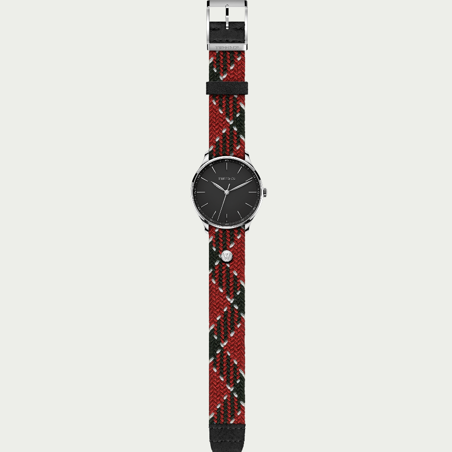 Montre Duncan personnalisable avec bracelet interchangeable et boucle acier