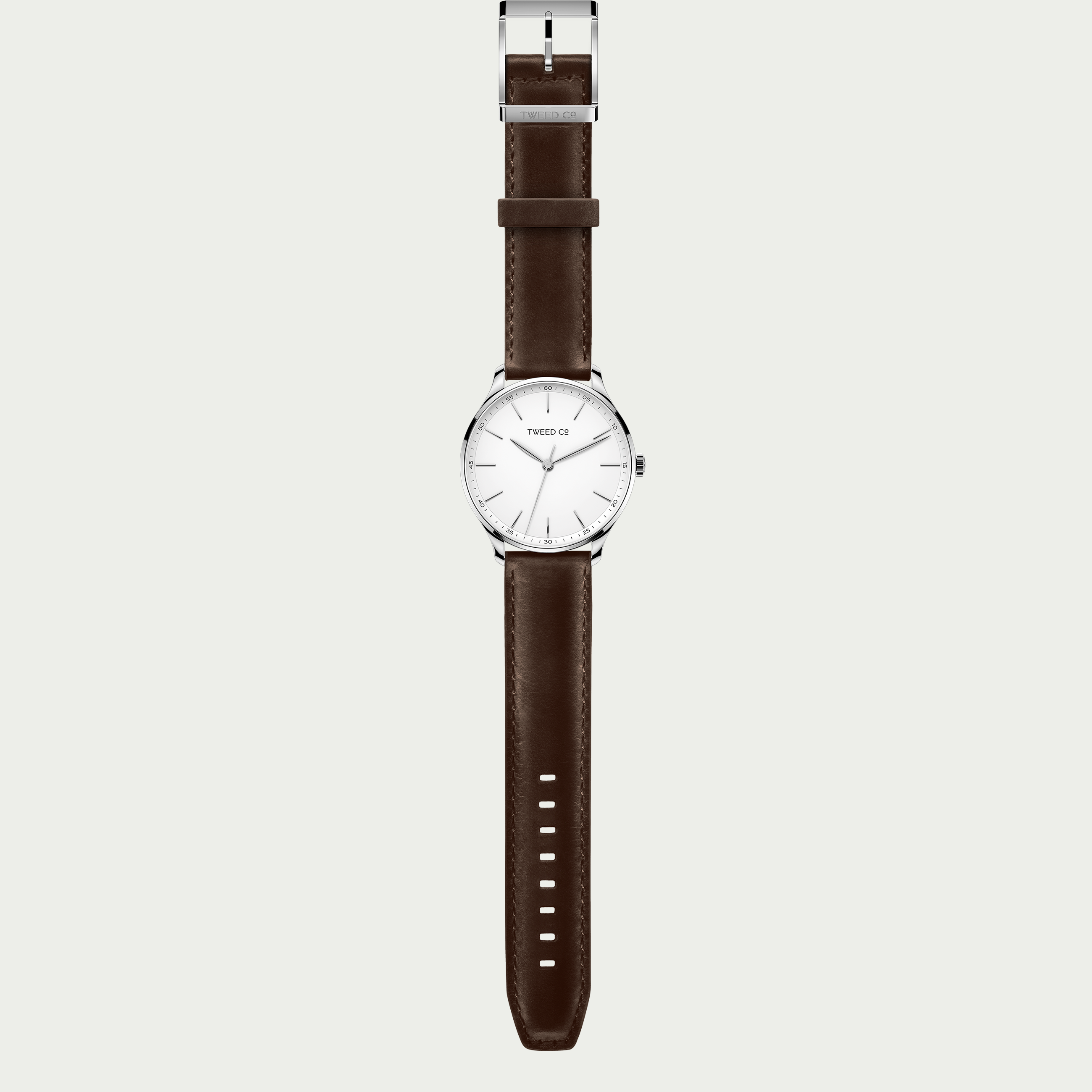 Bracelet cuir brun interchangeable de la montre Luigi – confort et sobriété