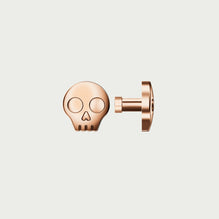 Charm TETE DE MORT - Or Rose